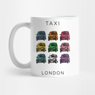 The London Taxi British Made and as Iconic as London Mug